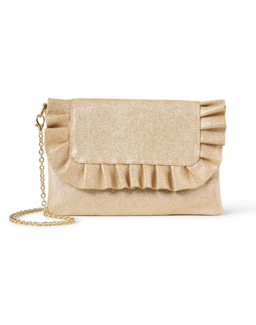 Riwana Gold Leather Bag