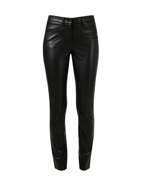 Ray Black Vegan Leather Stretch Pant