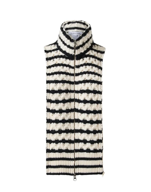 Uptown Essential Striped Wool Dickey