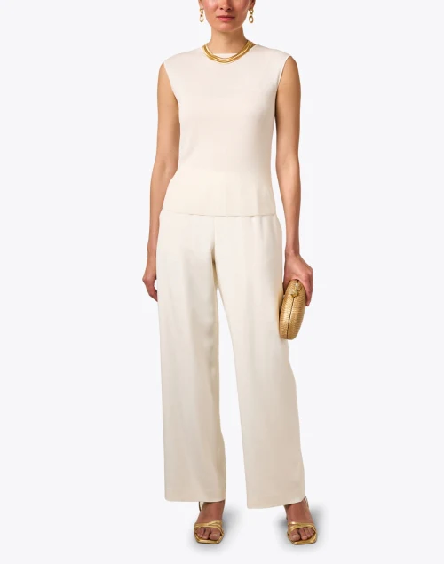 Perry White Elastic Pant