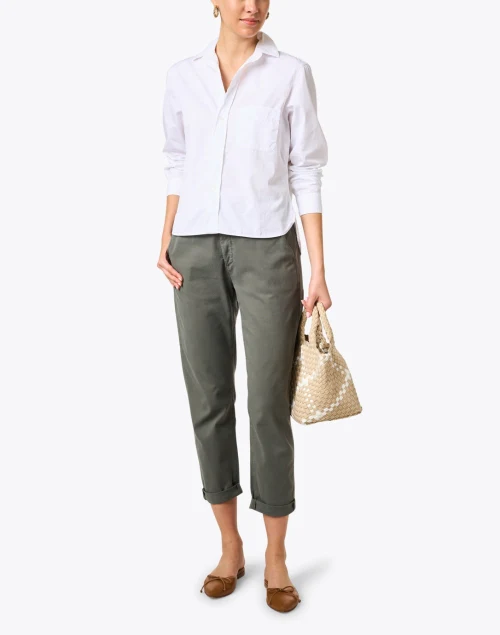 Silvio White Cotton Shirt