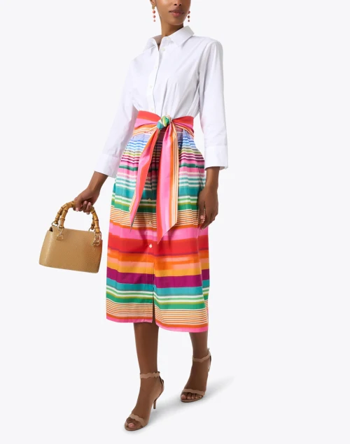 Robin Multi Stripe Shirt Dress