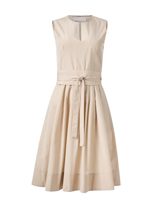 Beige Cotton Dress