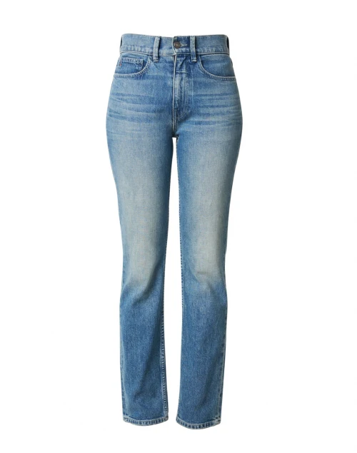 Reeve Faded Skyline High Rise Straight Leg Jean