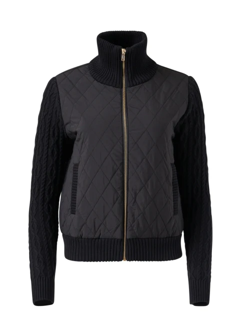 Mixed Media Black Jacket