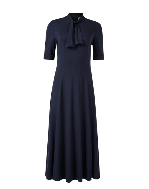 Tatiana Navy Tie Dress