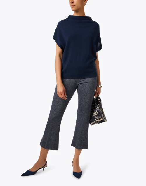 Leo Grey Tweed Crop Flare Pant