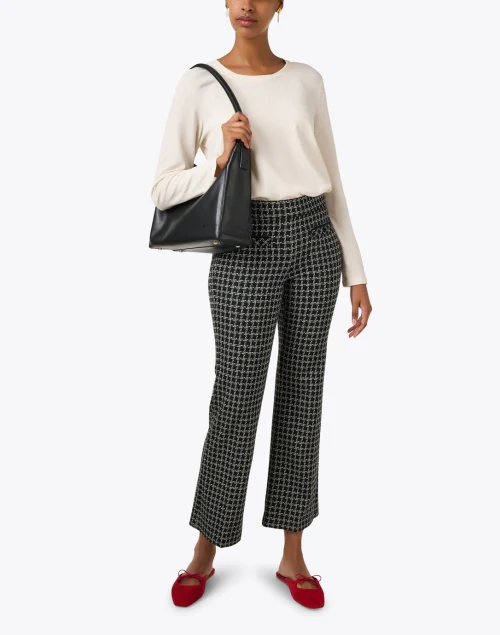 Faith Black and White Tweed Pant