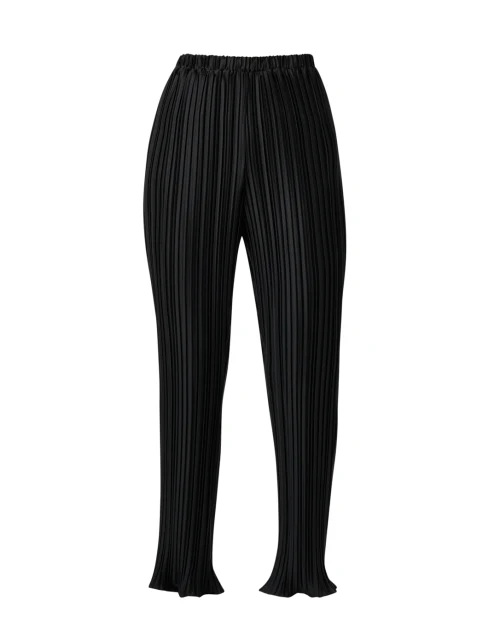 Black Plisse Pant