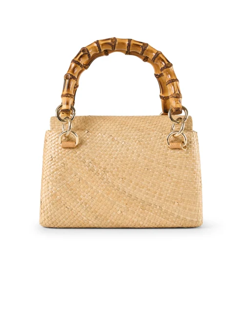 Laila Toast Straw Top Handle Bag