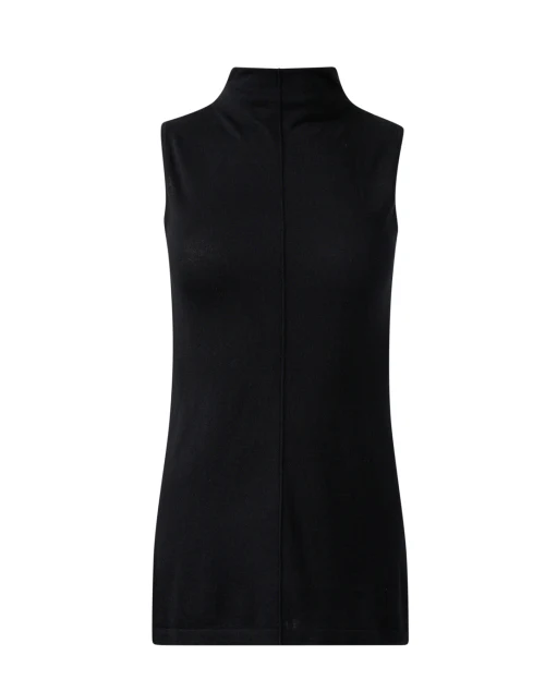 Black Silk Cashmere Top