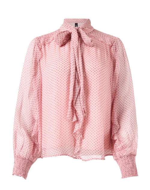 Pink Polka Dot Blouse