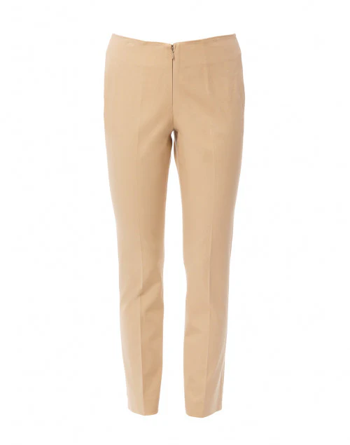 Jerry Buff Beige Stretch Cotton Pant