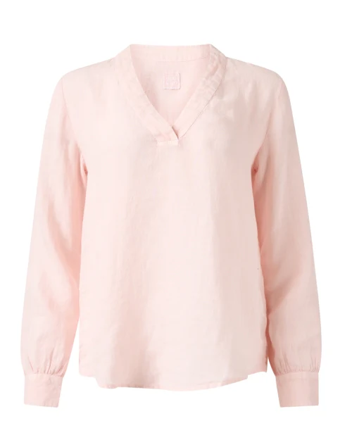 Cipria Pink Linen Top
