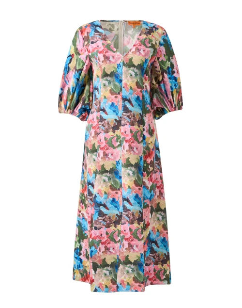 Multi Floral Print Dress