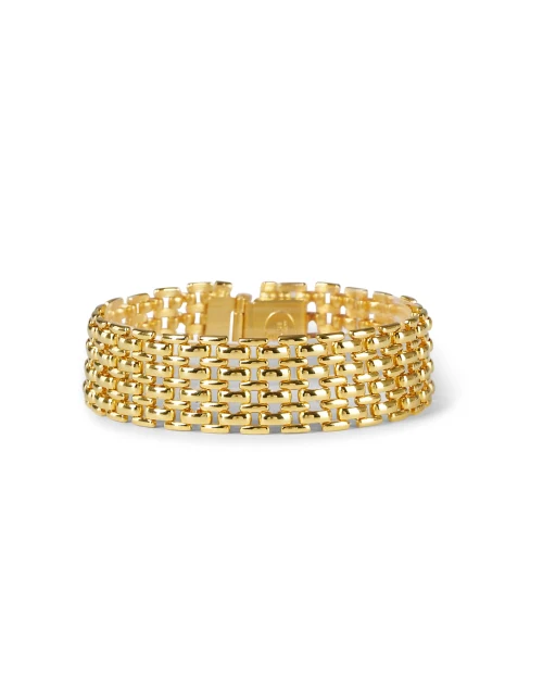 Gold Mesh Chain Bracelet