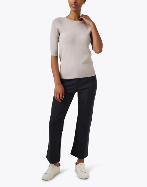 Nostoc Grey Knit Top