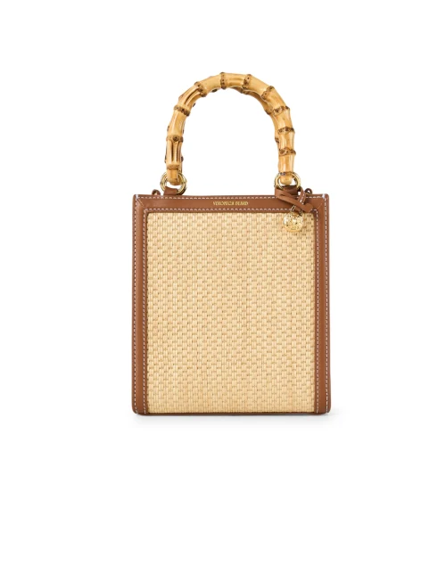 Raffia and Leather Handbag