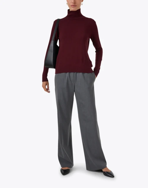 Kiku Burgundy Knit Top