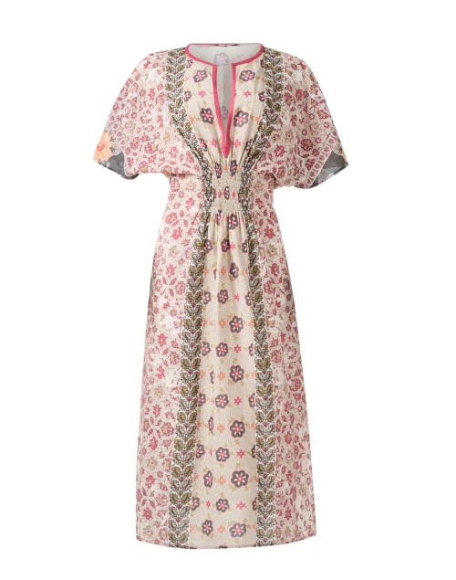 Naama Pink Floral Print Dress