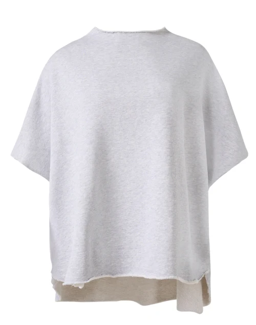 Audrey Grey Cotton Top