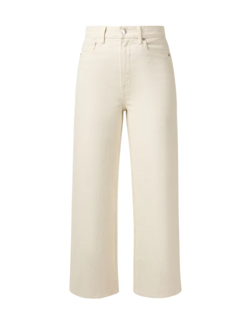 Merida Beige Wide Leg Ankle Jean