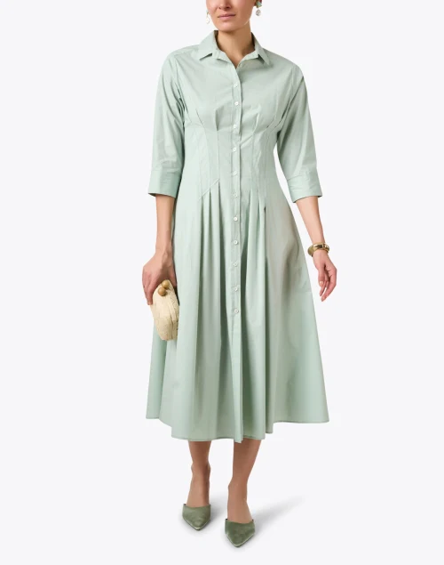 Mint Green Shirt Dress