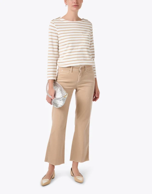 Francesca Beige Corduroy Pant