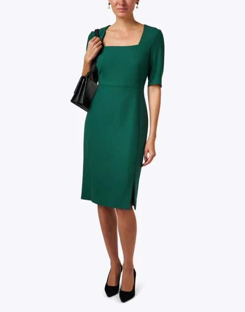 Doneba Green Sheath Dress