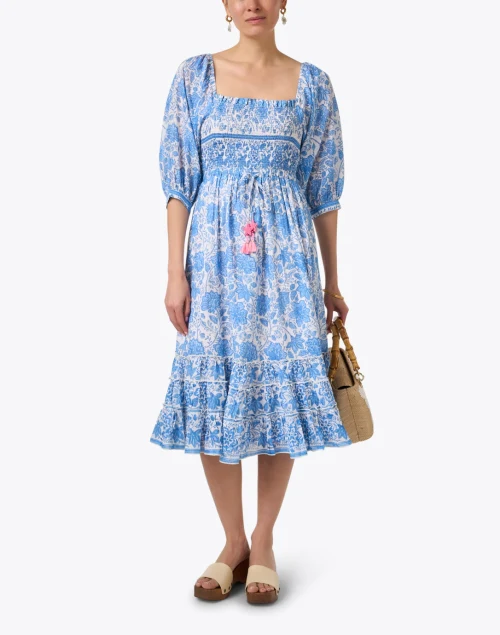 Millie Blue Floral Dress