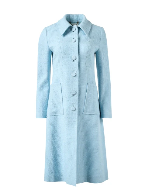 Verona Blue Tweed Coat