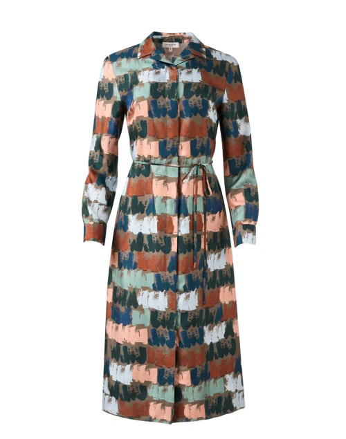 Multi Print Silk Dress