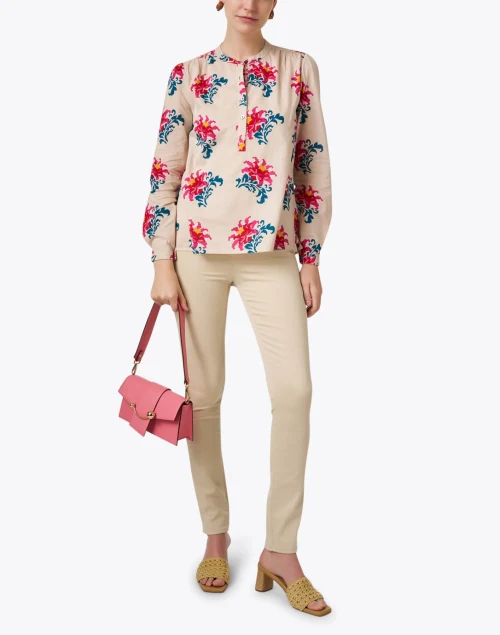 Batumi Beige Print Shirt