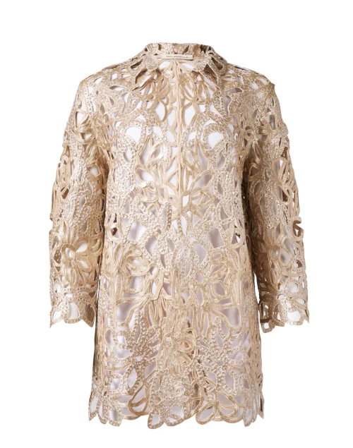 Gold Lace Topper Jacket