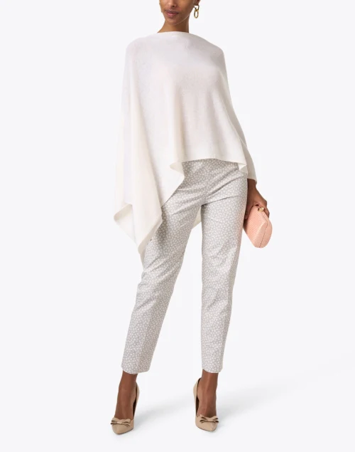 White Cashmere Ruana