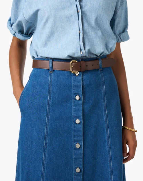 Jane Brown Leather Belt