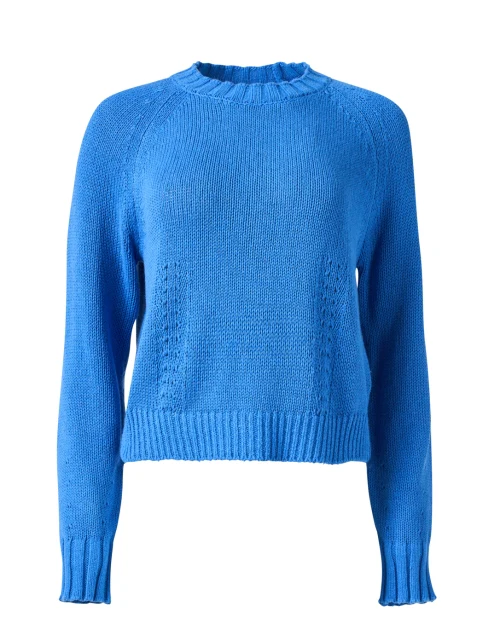 Blue Textured Sweater