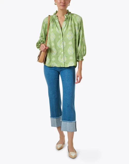 Bonnie Blue Cuffed Jean