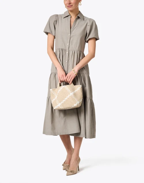 Havana Taupe Midi Dress