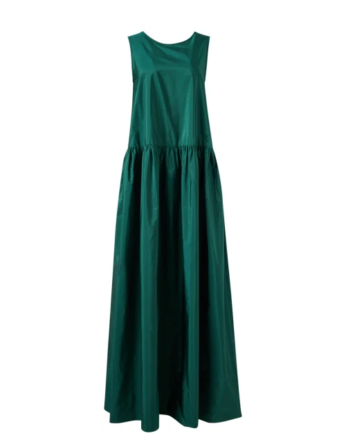 Kabala Green Drop Waist Dress