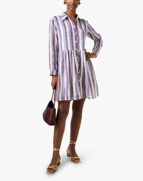 Havli Multi Striped Shirt Dress
