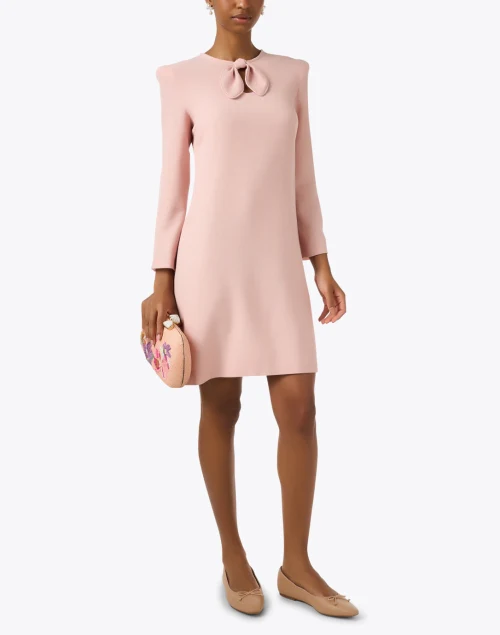 Villa Pink Wool Crepe Dress