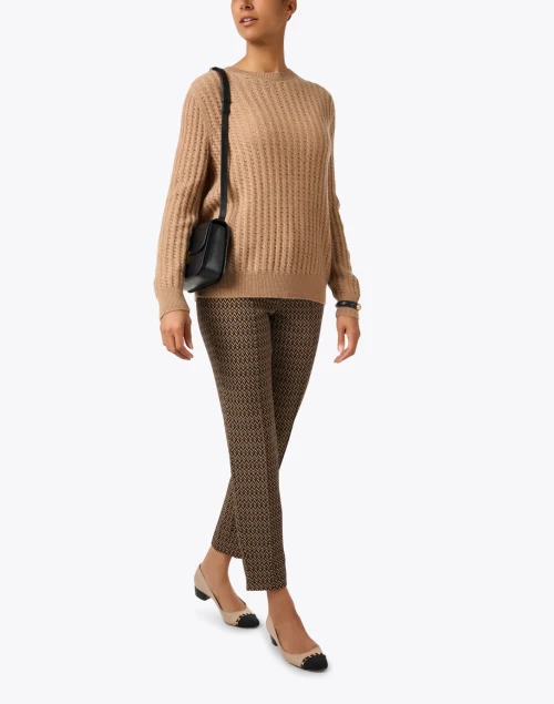 Anna Brown Print Pant
