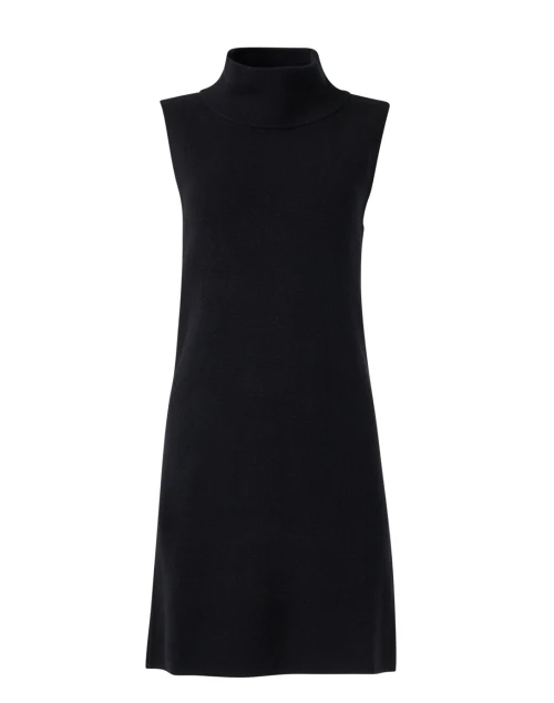 Paris Black Cotton Cashmere Dress