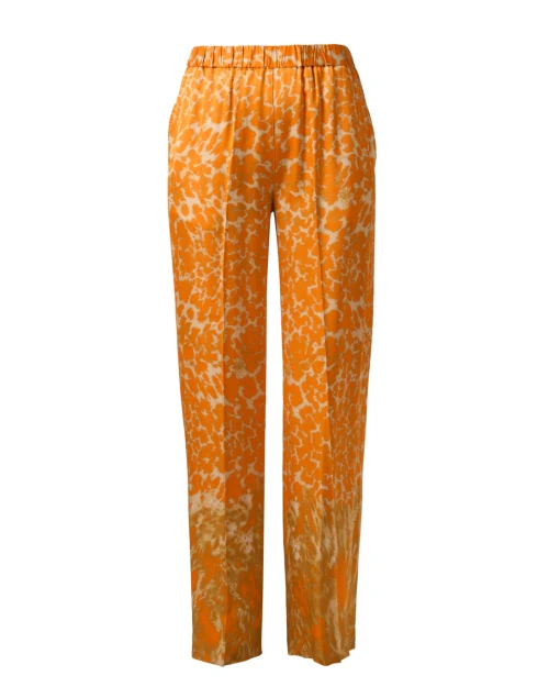 Orange Print Pant