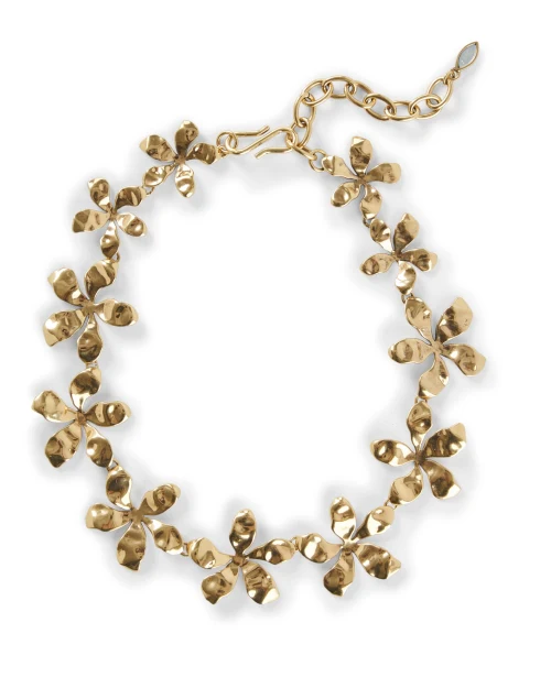 Tangier Gold Floral Necklace