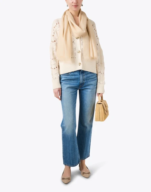 Rene Blue Kick Flare Jean