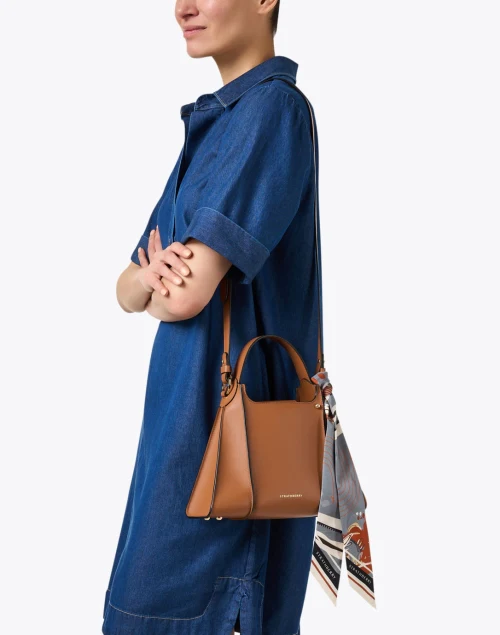 Arkshell Tan Leather Bag