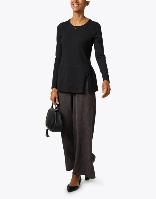 Black Pima Cotton Tunic