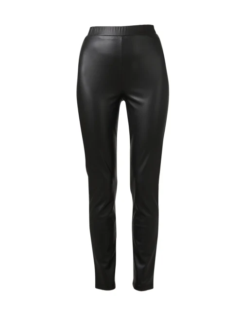 Zefir Black Faux Leather Pant